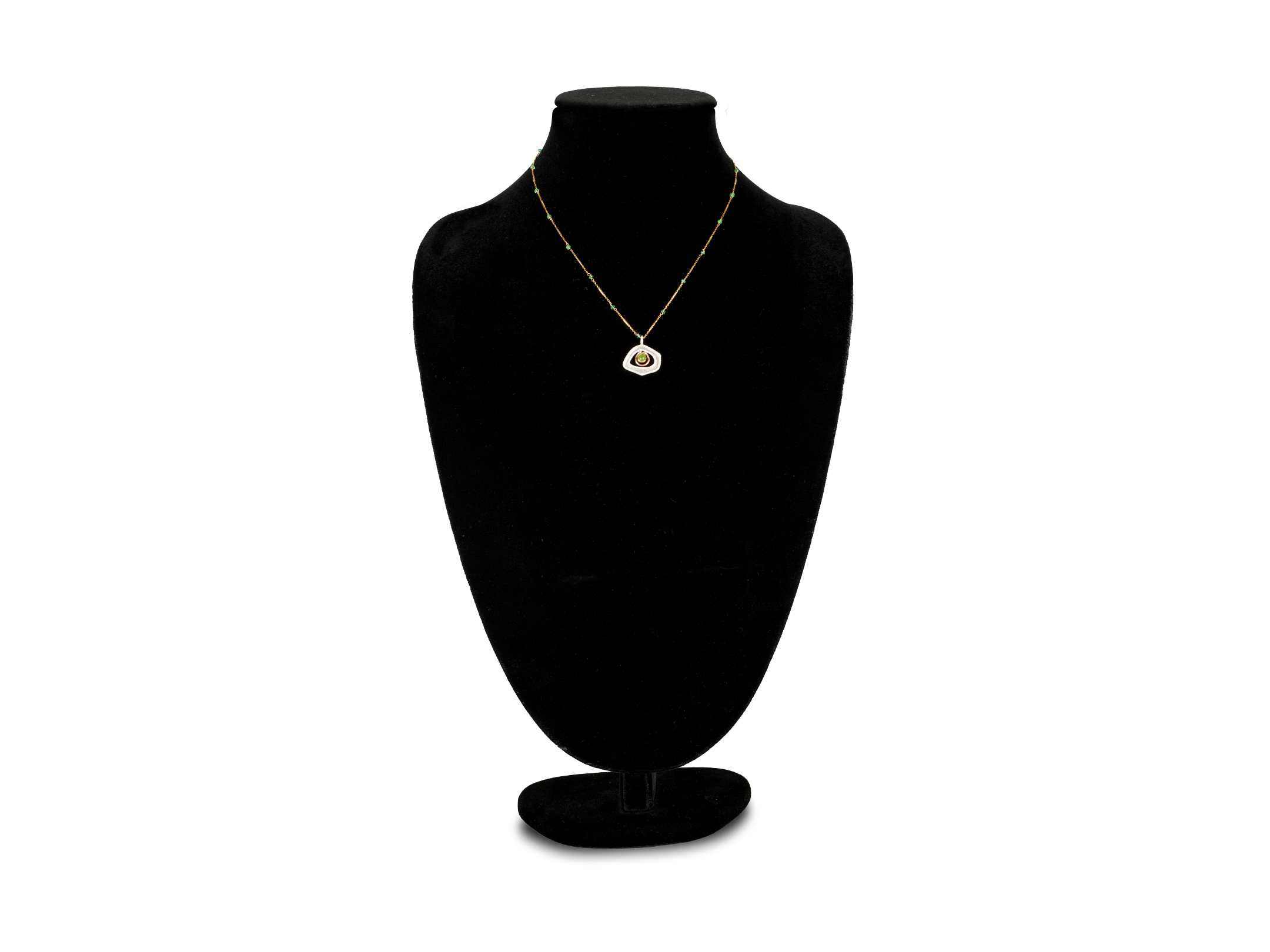 Pırlanta Essence Değerli Taş Zincir Kolye - Görsel 3