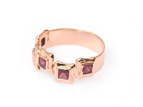 Perfect Square Array License Plate Ring