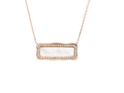 Perfect Rectangular Diamond Necklace