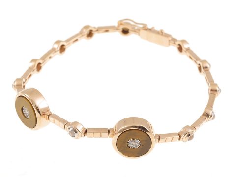 Evil Eye Küçük Boy İkili Moonstone Bilezik