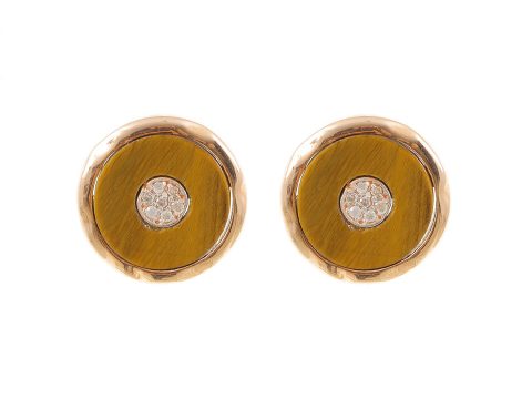 Tiger Eye Küçük Boy Nazar Küpe