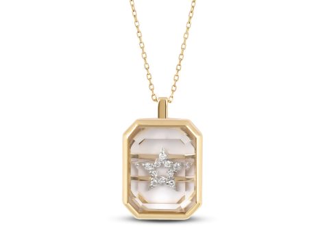 Quartz Small Size Star Pendant