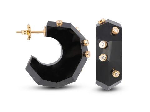 Onyx Milestone Halka Küpe