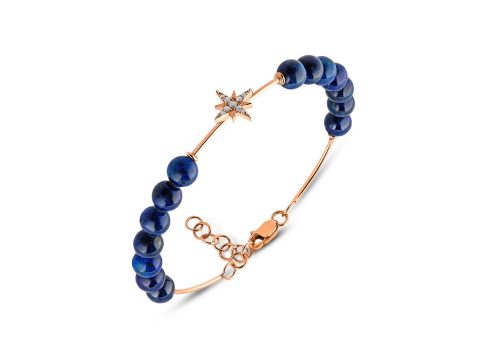 Lapis Lazuli North Star Bilezik