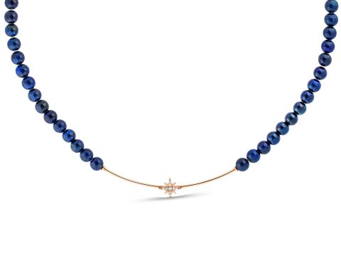Lapis Lazuli North Star Kolye