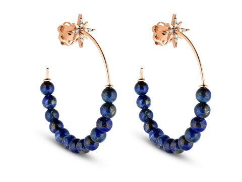 Lapis Lazuli North Star Küpe